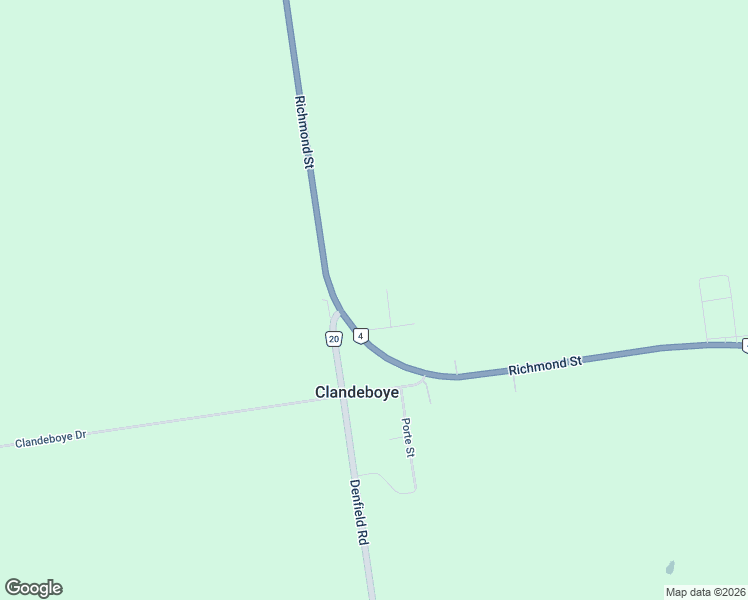 map of restaurants, bars, coffee shops, grocery stores, and more near 34389 Bradley Street in Lucan