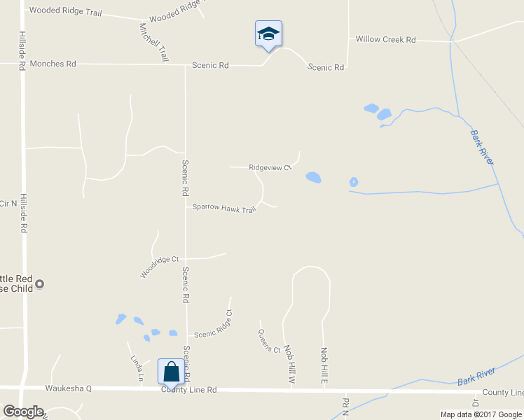 map of restaurants, bars, coffee shops, grocery stores, and more near 3805 Raptor Court in Colgate