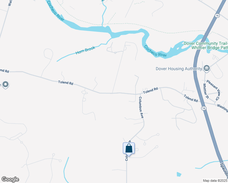 map of restaurants, bars, coffee shops, grocery stores, and more near 137 Tolend Road in Dover