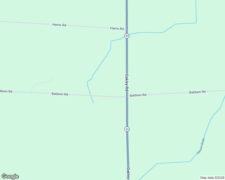 map of restaurants, bars, coffee shops, grocery stores, and more near 13100 Baldwin Road in Chesaning