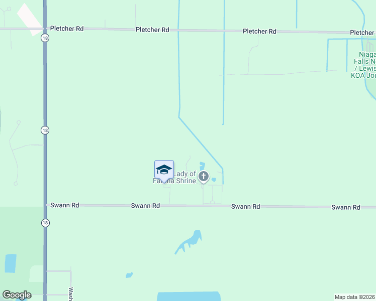 map of restaurants, bars, coffee shops, grocery stores, and more near 981 Swann Road in Youngstown
