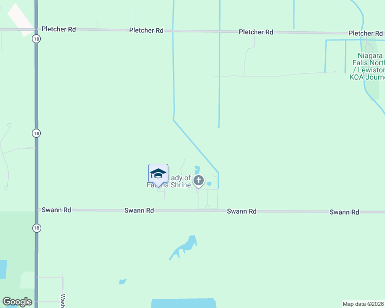 map of restaurants, bars, coffee shops, grocery stores, and more near 981 Swann Road in Youngstown