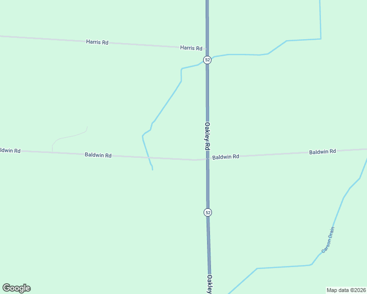 map of restaurants, bars, coffee shops, grocery stores, and more near 13100 Baldwin Road in Chesaning