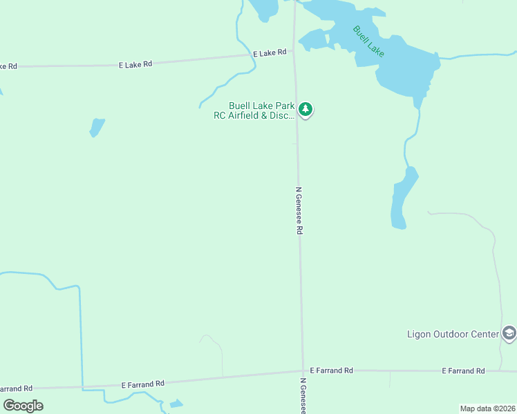 map of restaurants, bars, coffee shops, grocery stores, and more near 13269 North Genesee Road in Clio