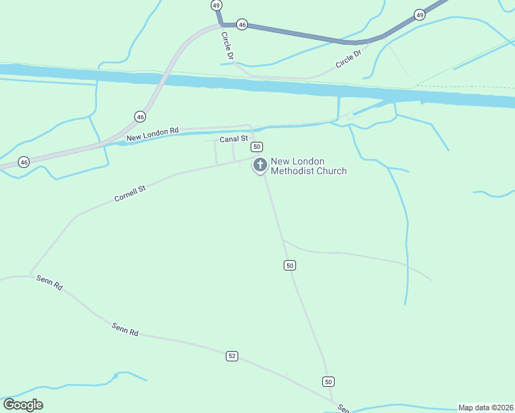 map of restaurants, bars, coffee shops, grocery stores, and more near 7011 County Highway 50 in Rome