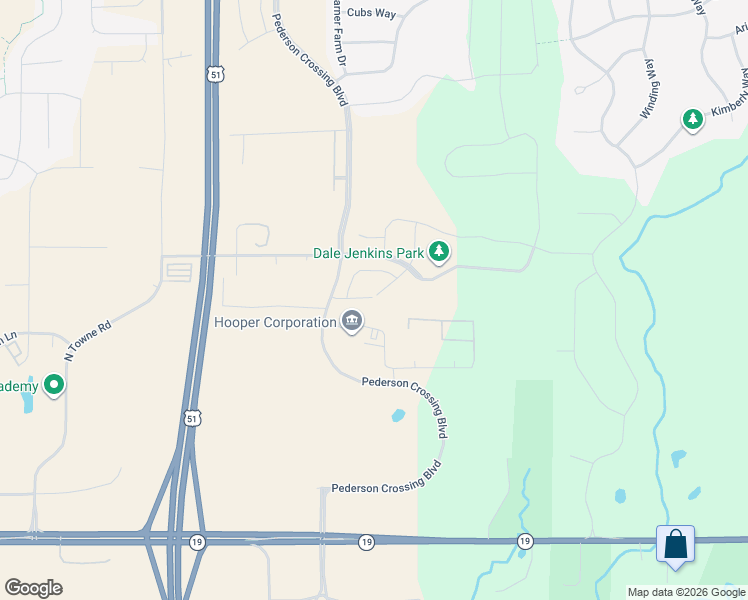 map of restaurants, bars, coffee shops, grocery stores, and more near Bear Tree Parkway in DeForest