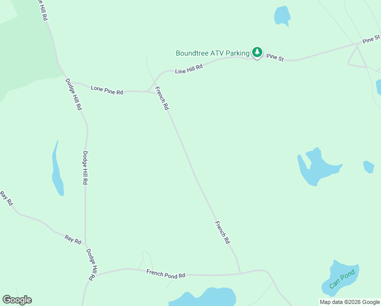 map of restaurants, bars, coffee shops, grocery stores, and more near 291 French Road in Henniker