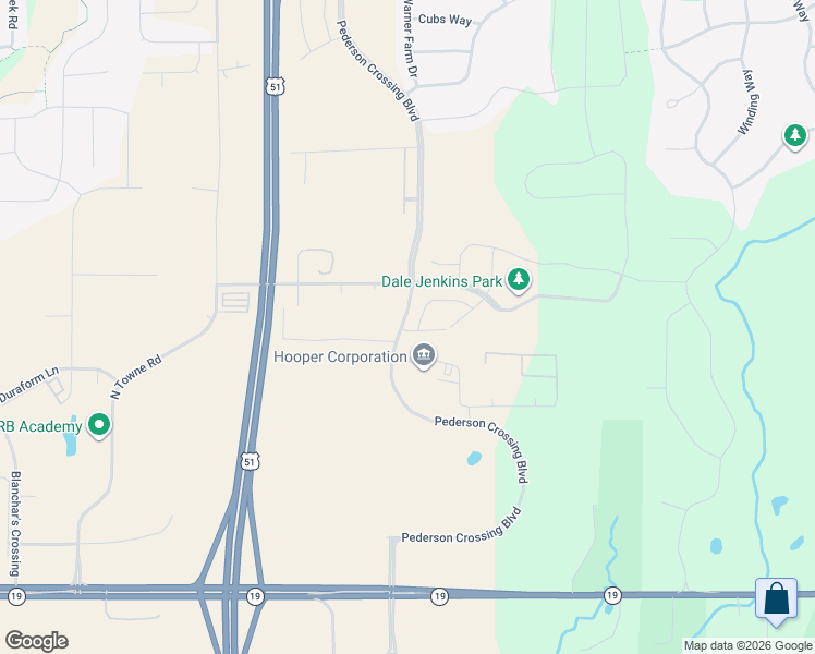 map of restaurants, bars, coffee shops, grocery stores, and more near Bear Tree Parkway in DeForest