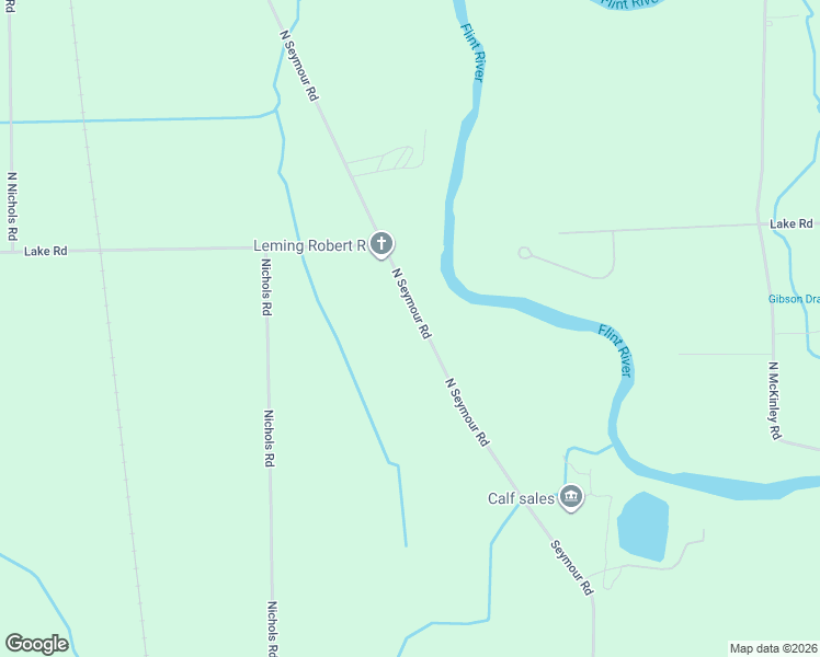 map of restaurants, bars, coffee shops, grocery stores, and more near 13495 Seymour Road in Montrose