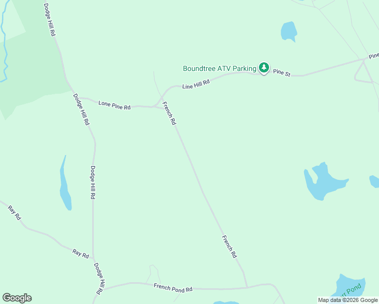 map of restaurants, bars, coffee shops, grocery stores, and more near 322 French Road in Henniker