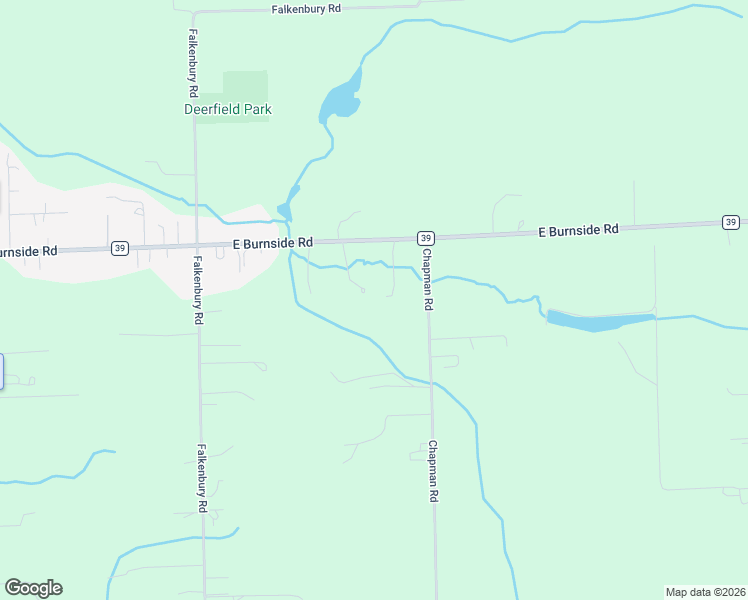 map of restaurants, bars, coffee shops, grocery stores, and more near 5895 Chapman Road in North Branch