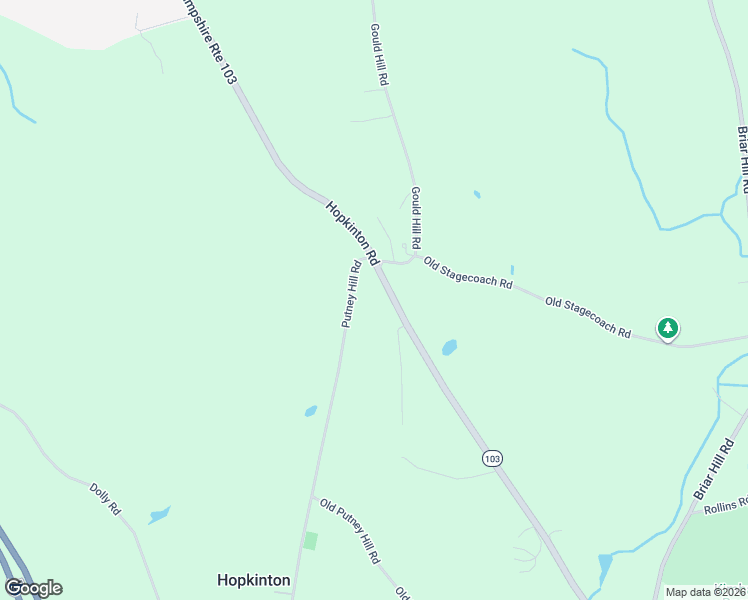 map of restaurants, bars, coffee shops, grocery stores, and more near 69 Putney Hill Road in Hopkinton