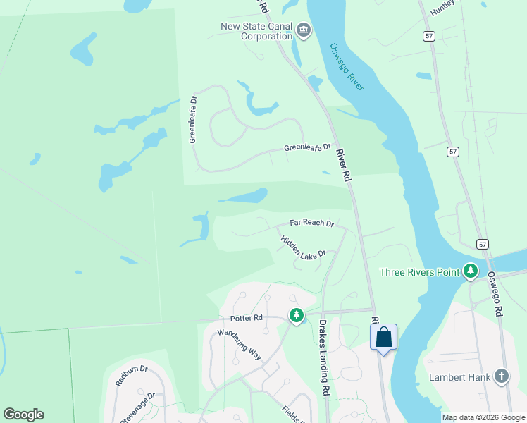 map of restaurants, bars, coffee shops, grocery stores, and more near 3241 Far Reach Drive in Baldwinsville