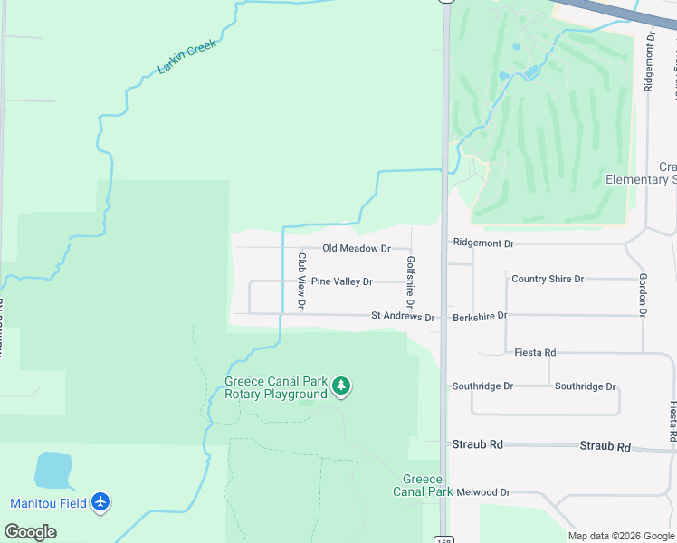 map of restaurants, bars, coffee shops, grocery stores, and more near 147 Old Meadow Drive in Rochester