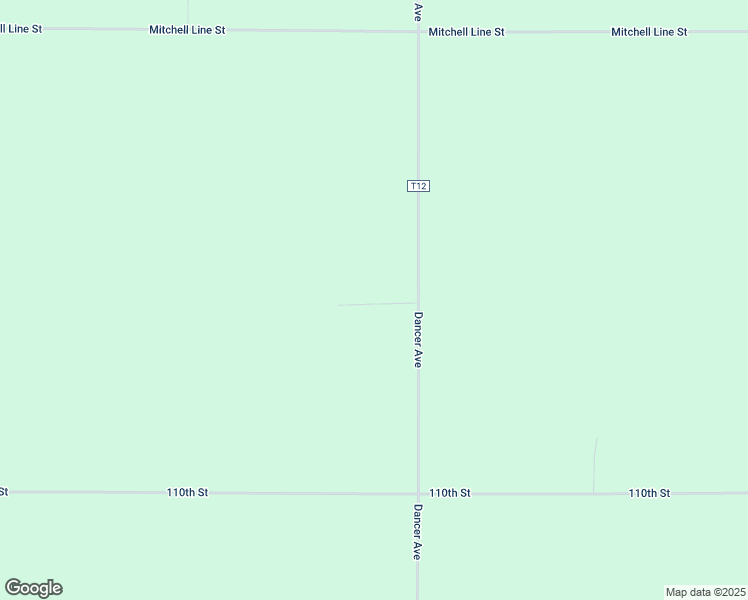 map of restaurants, bars, coffee shops, grocery stores, and more near 1061 Dancer Avenue in Nora Springs