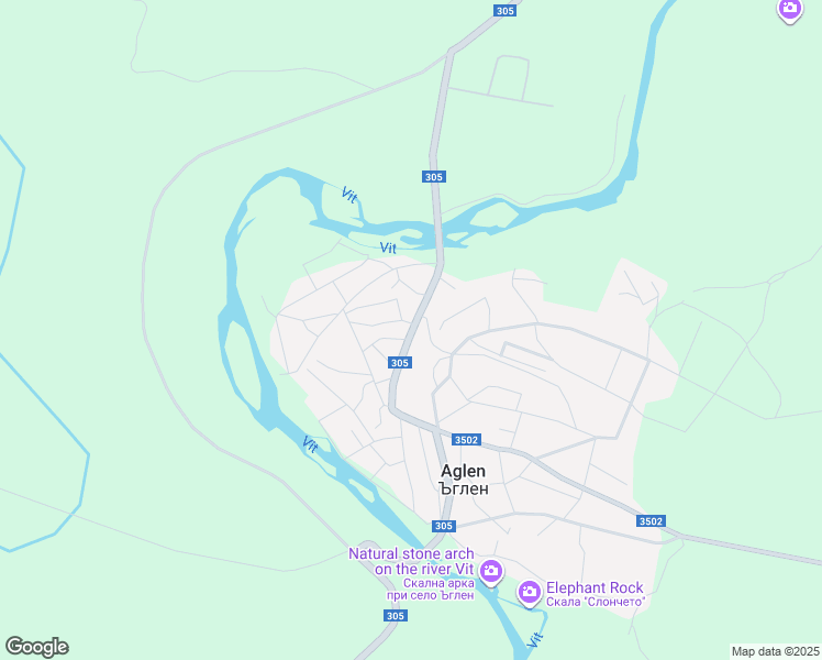 map of restaurants, bars, coffee shops, grocery stores, and more near 39 305 in Aglen