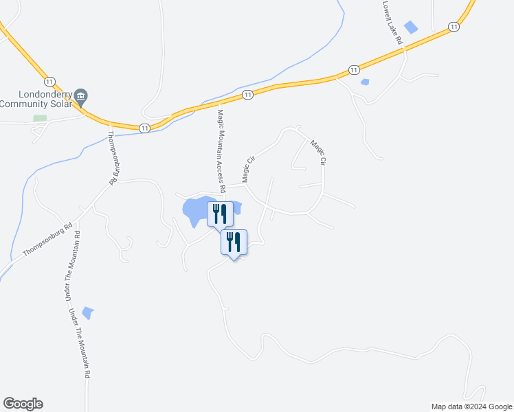 map of restaurants, bars, coffee shops, grocery stores, and more near 149 Magic Circle in Londonderry
