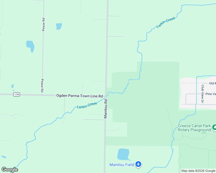 map of restaurants, bars, coffee shops, grocery stores, and more near 1912 Manitou Road in Spencerport