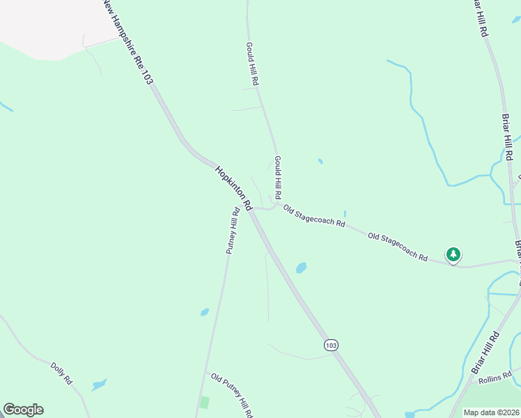 map of restaurants, bars, coffee shops, grocery stores, and more near 16 Gould Hill Road in Hopkinton