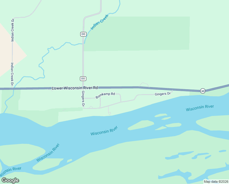 map of restaurants, bars, coffee shops, grocery stores, and more near 23462 Gingers Drive in Muscoda
