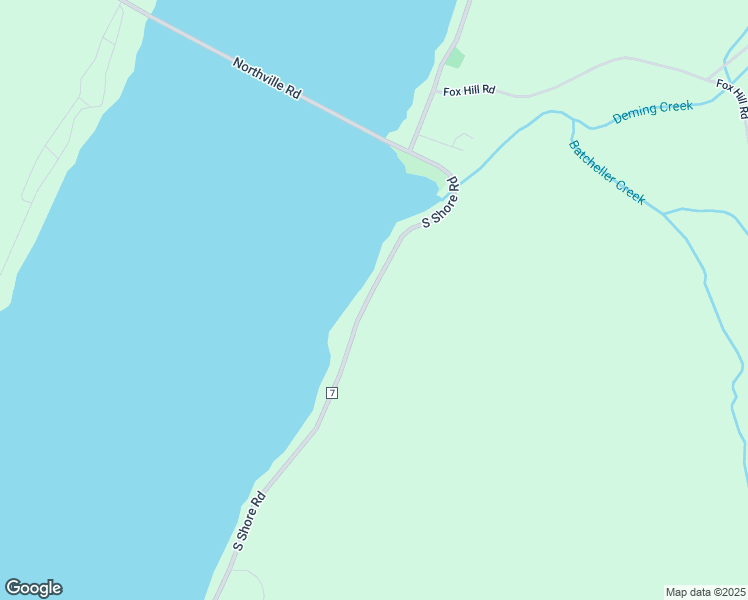 map of restaurants, bars, coffee shops, grocery stores, and more near 852 South Shore Road in Northville