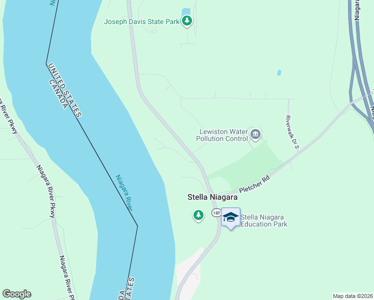 map of restaurants, bars, coffee shops, grocery stores, and more near Lower River Road in Youngstown