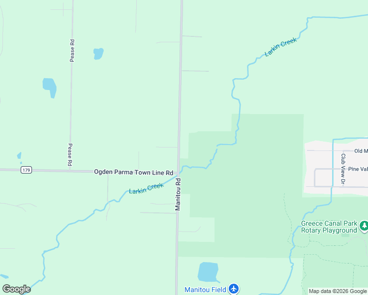map of restaurants, bars, coffee shops, grocery stores, and more near 1912 Manitou Road in Spencerport