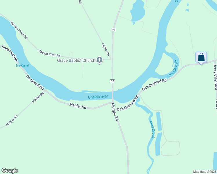 map of restaurants, bars, coffee shops, grocery stores, and more near 1 County Route 10 in Pennellville