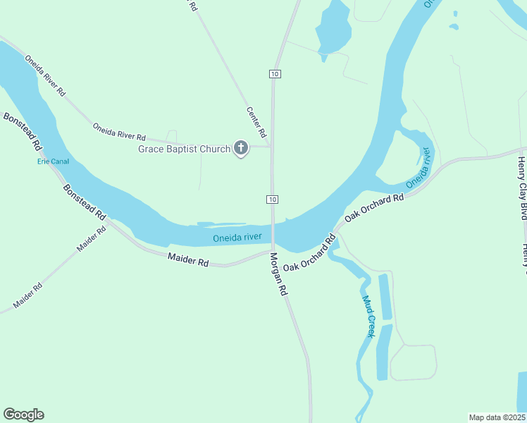 map of restaurants, bars, coffee shops, grocery stores, and more near 1 County Route 10 in Pennellville