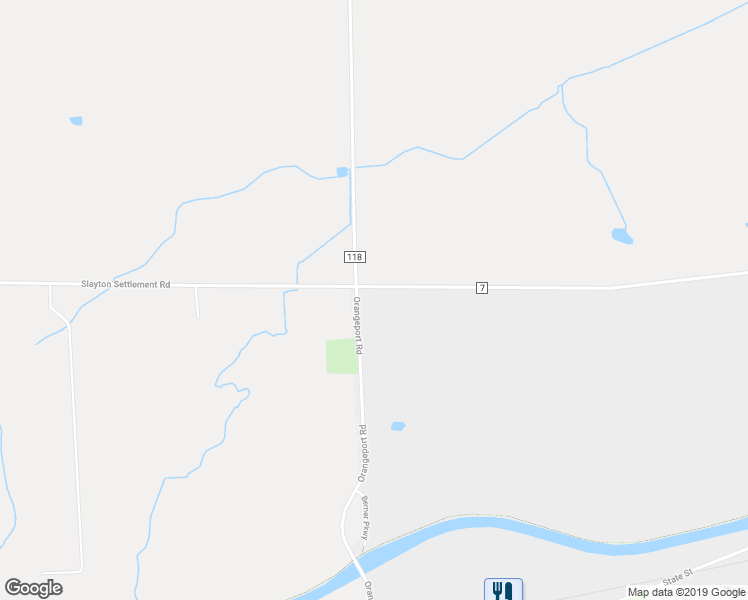 map of restaurants, bars, coffee shops, grocery stores, and more near 7908 Slayton Settlement Road in Gasport