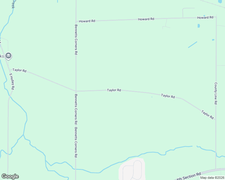 map of restaurants, bars, coffee shops, grocery stores, and more near 17078 Taylor Road in Holley