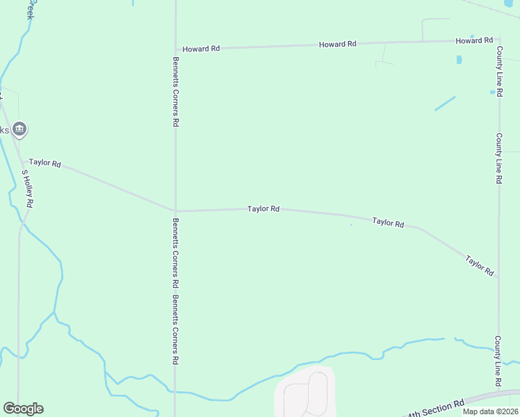 map of restaurants, bars, coffee shops, grocery stores, and more near Taylor Road in Orleans County