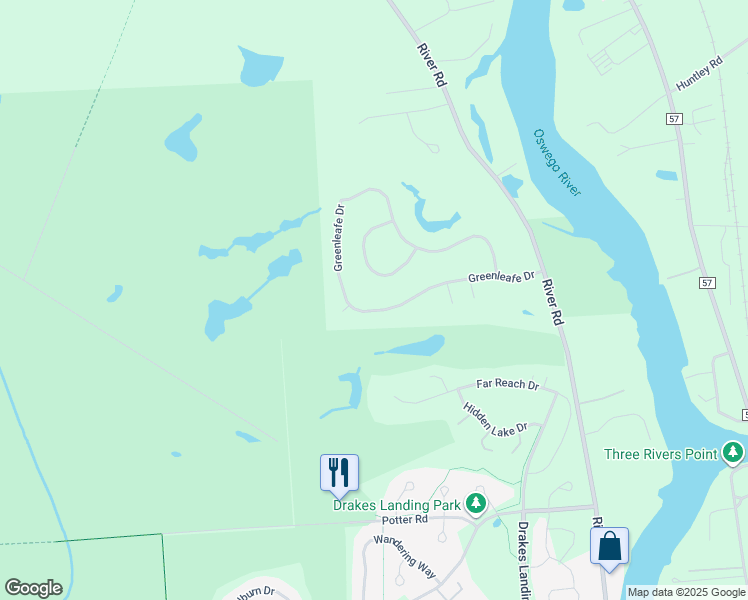 map of restaurants, bars, coffee shops, grocery stores, and more near 3272 Greenleafe Drive in Phoenix