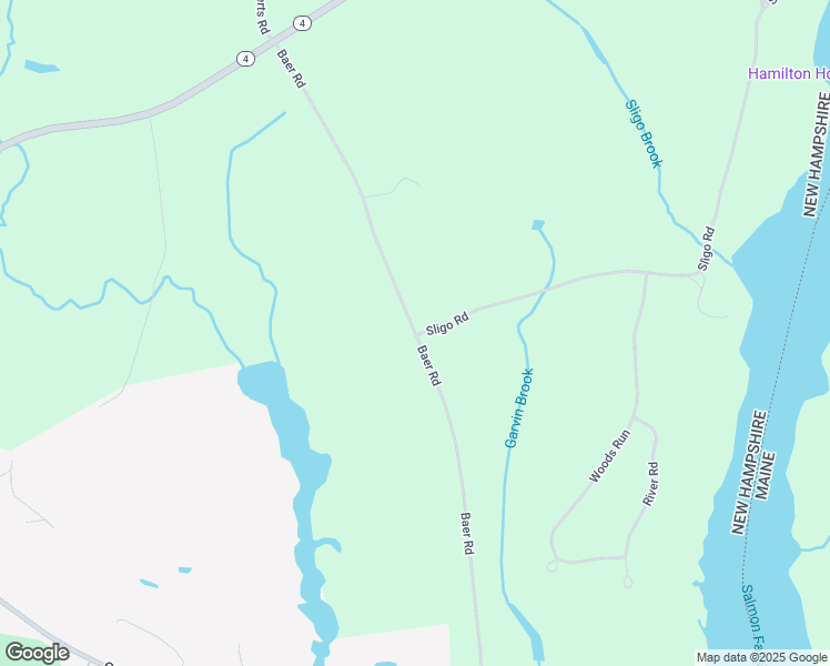 map of restaurants, bars, coffee shops, grocery stores, and more near 124 Baer Road in Rollinsford