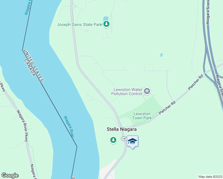 map of restaurants, bars, coffee shops, grocery stores, and more near 4280 Wolf Run Drive in Niagara County