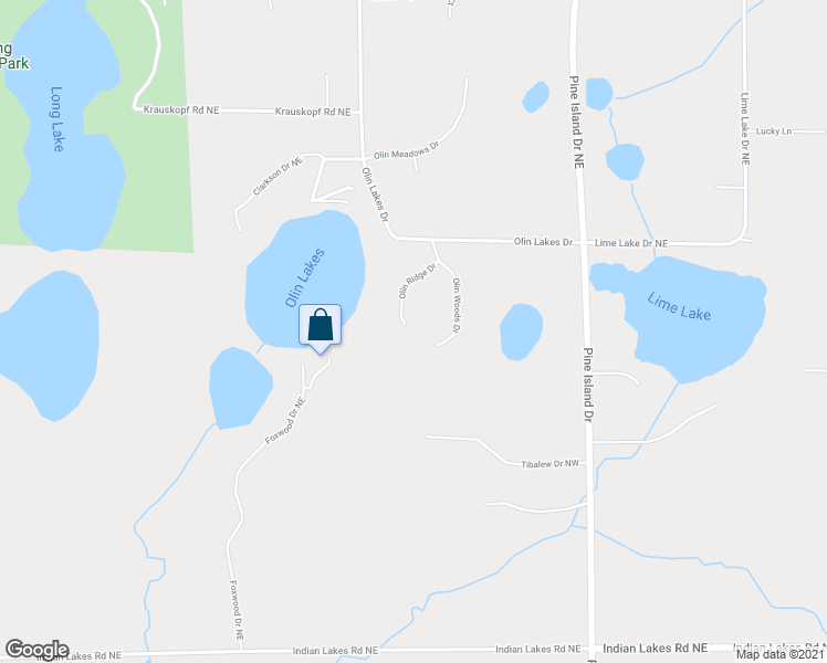 map of restaurants, bars, coffee shops, grocery stores, and more near 13230 Olin Ridge Drive in Sparta