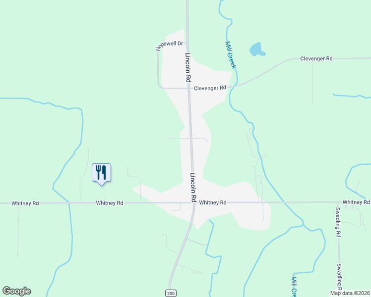 map of restaurants, bars, coffee shops, grocery stores, and more near 5691 County Road 200 in Ontario