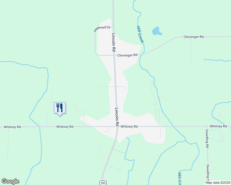 map of restaurants, bars, coffee shops, grocery stores, and more near 5691 County Road 200 in Ontario