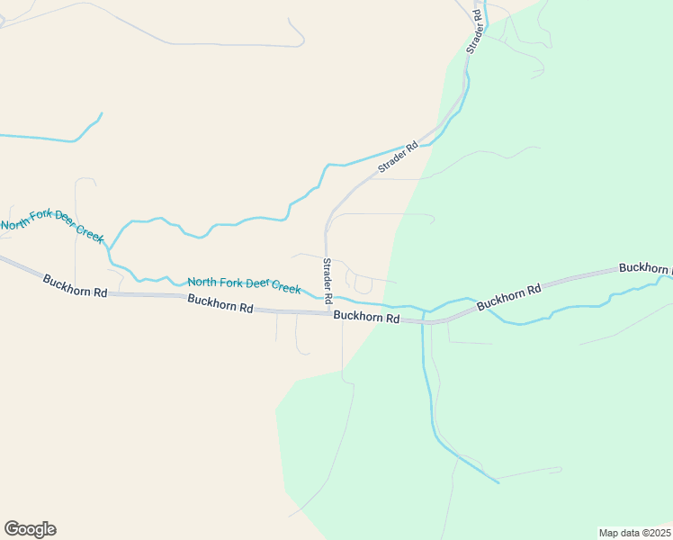 map of restaurants, bars, coffee shops, grocery stores, and more near 168 Strader Road in Roseburg