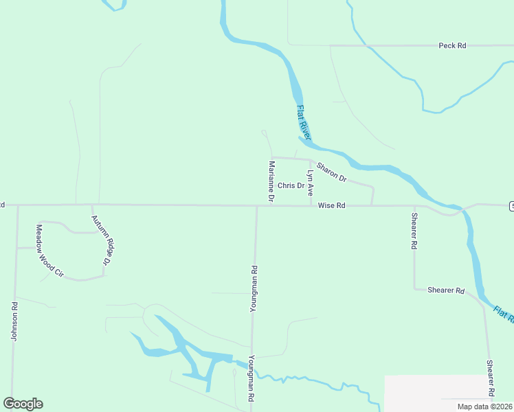 map of restaurants, bars, coffee shops, grocery stores, and more near 6058 Youngman Road in Greenville