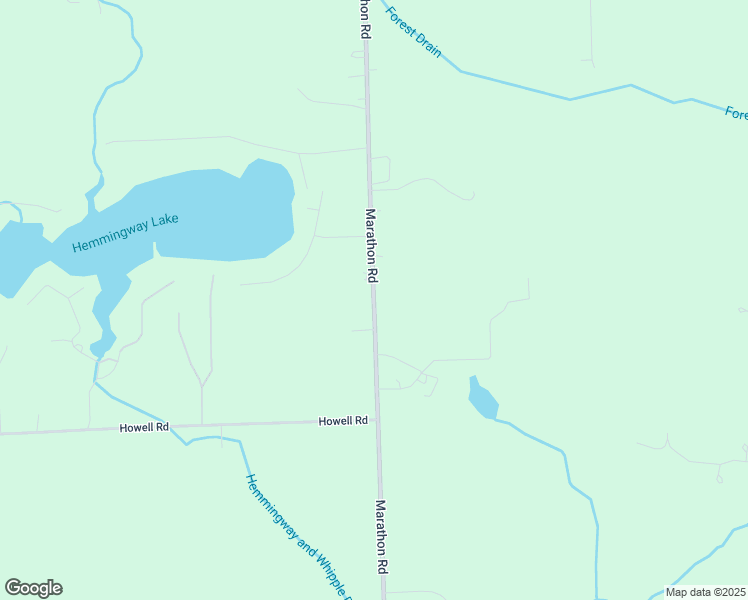 map of restaurants, bars, coffee shops, grocery stores, and more near 6131 Marathon Road in Otter Lake
