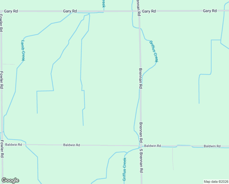 map of restaurants, bars, coffee shops, grocery stores, and more near 14500 Brennan Road in Chesaning
