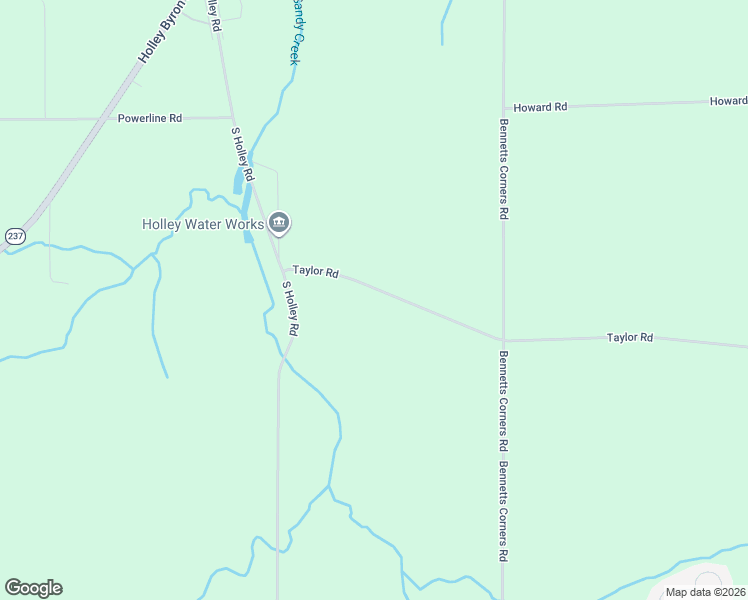 map of restaurants, bars, coffee shops, grocery stores, and more near 16910 Taylor Road in Holley