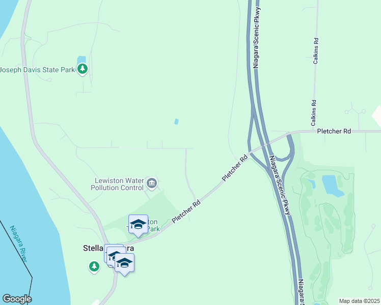 map of restaurants, bars, coffee shops, grocery stores, and more near 4291 Riverwalk Drive South in Youngstown