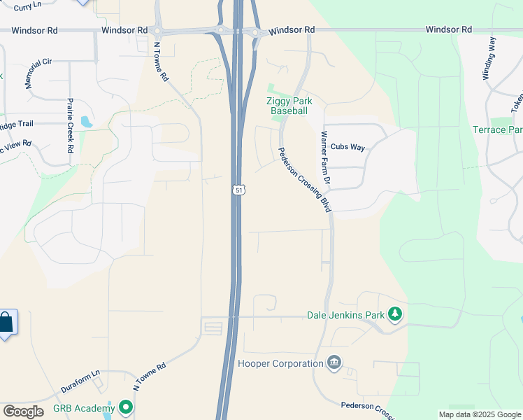map of restaurants, bars, coffee shops, grocery stores, and more near 4202 Reardon Road in DeForest
