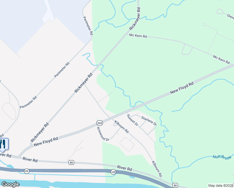 map of restaurants, bars, coffee shops, grocery stores, and more near 7160 Hurlbut Ln in Rome