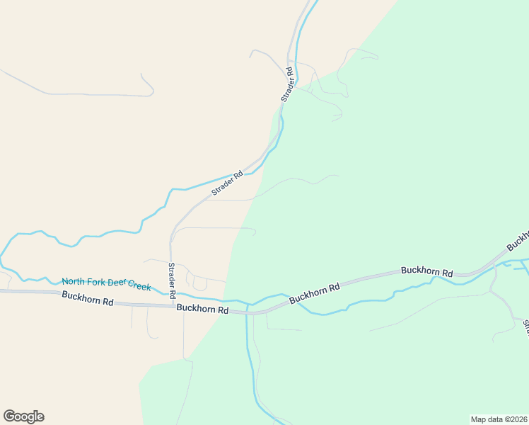 map of restaurants, bars, coffee shops, grocery stores, and more near Strader Road in Roseburg