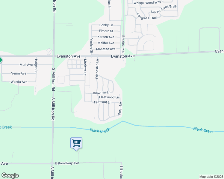map of restaurants, bars, coffee shops, grocery stores, and more near 3989 Commodore Lane in Muskegon