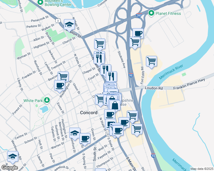 180 North Main Street, Concord NH Walk Score