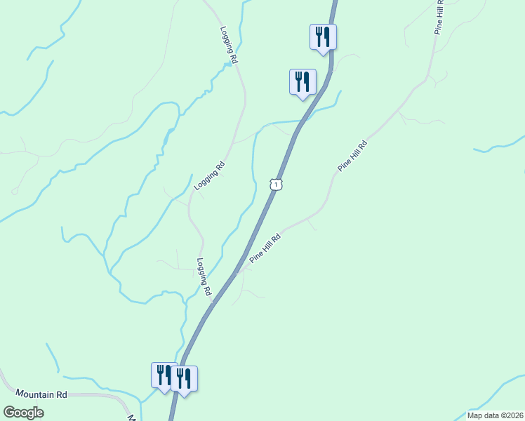 map of restaurants, bars, coffee shops, grocery stores, and more near 1742 U.S. 1 in York